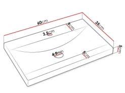 Badeværelsessæt Comfivo Delphinus VI (Hvid)