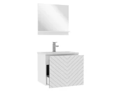 Badeværelsessæt Comfivo Delphinus (Hvid)