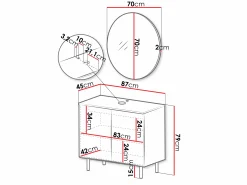 Badeværelsessæt Decus I (Kashmir)