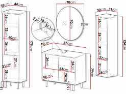 Badeværelsessæt Decus V (Kashmir)