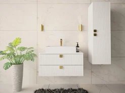 Badeværelsessæt Panium (Hvid)