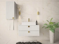 Badeværelsessæt Panium I (Hvid)