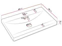Badeværelsessæt Sarasota 108 (Lefkas eg)