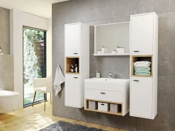 Badeværelsessæt Velum II (Hvid + Artisan eg)