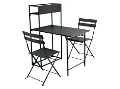 Balkonsæt Lenitus (Sort)