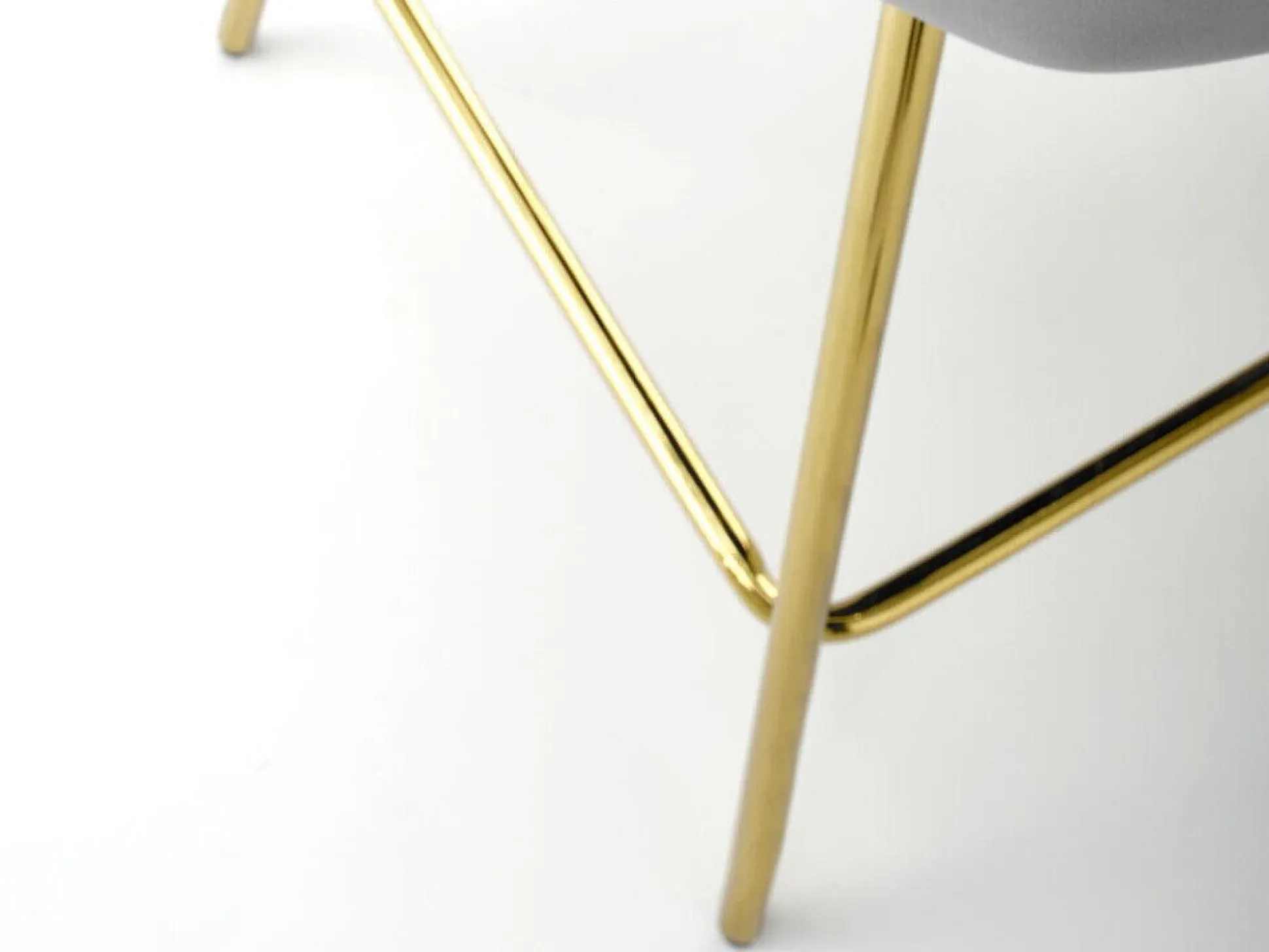 Barstol Houston 1461 (Grå + Gylden)