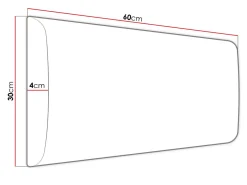 Blødt vægpanel Comfivo Ovis (Manila 02) (60x30)