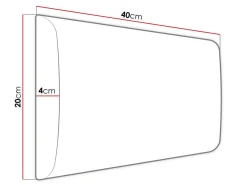 Blødt vægpanel Comfivo Ovis VII (Manila 16) (40x20)