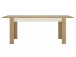 Bord Feldeli 119 (Riviera egetræ + Glansfuld hvid)