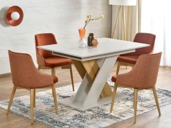 Bord Houston 1724 (Cremefarvet eg + Kashmir)