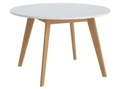 Bord Ontario 125 (Hvid + Egetræ)