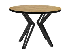 Bord Oswego 111 (Craft gylden eg + Sort)