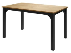 Bord Oswego 136 (Craft gylden eg + Sort)