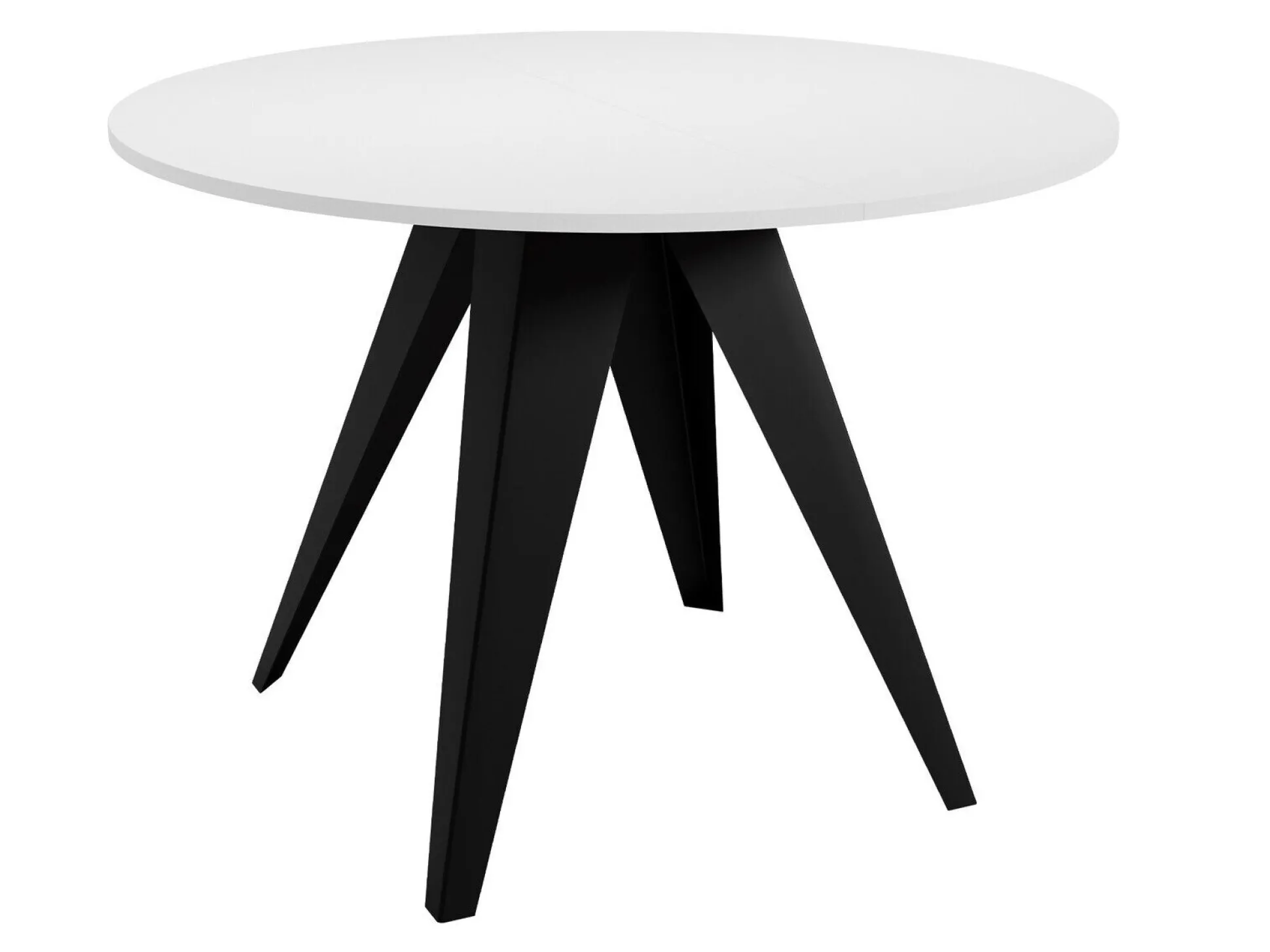 Bord Oswego 114 (Sort + Hvid)