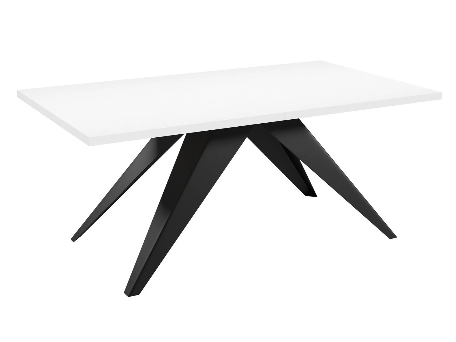 Bord Oswego 113 (Sort + Hvid)