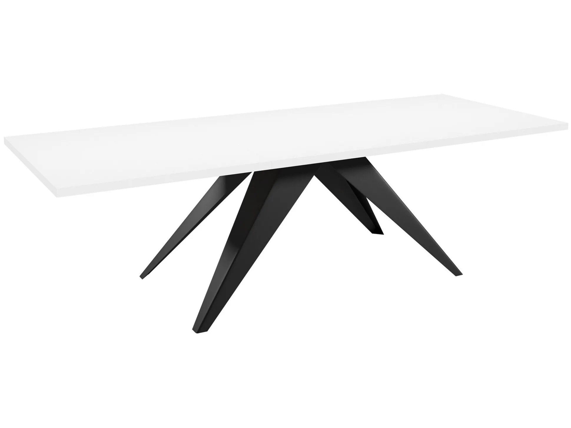 Bord Oswego 113 (Sort + Hvid)