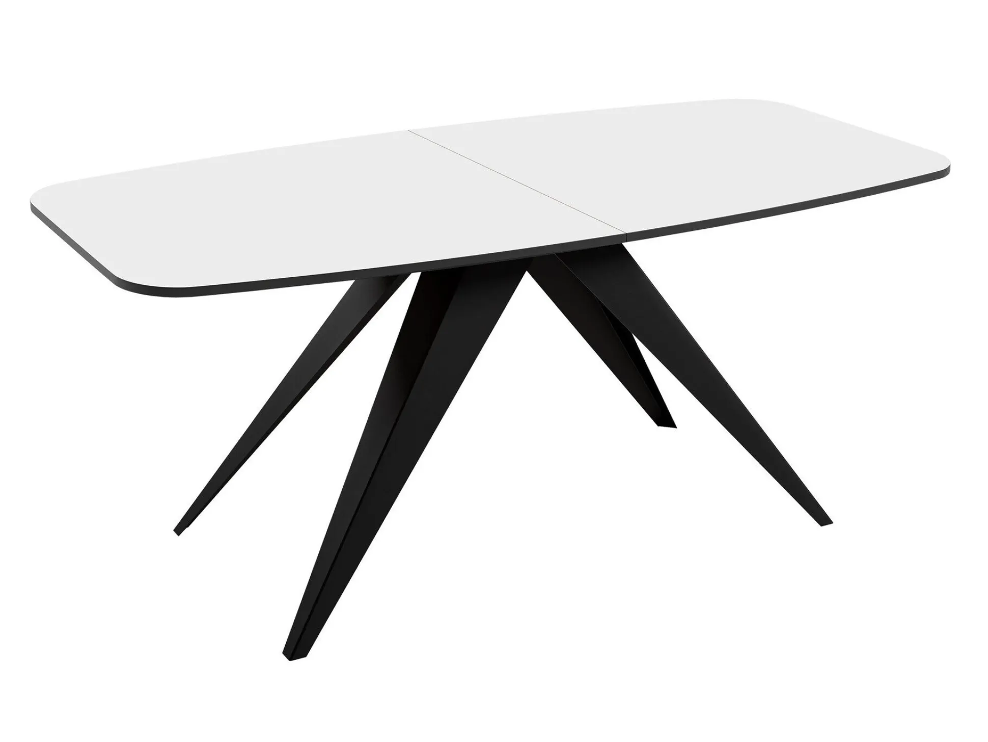 Bord Oswego 115 (Sort + Hvid)