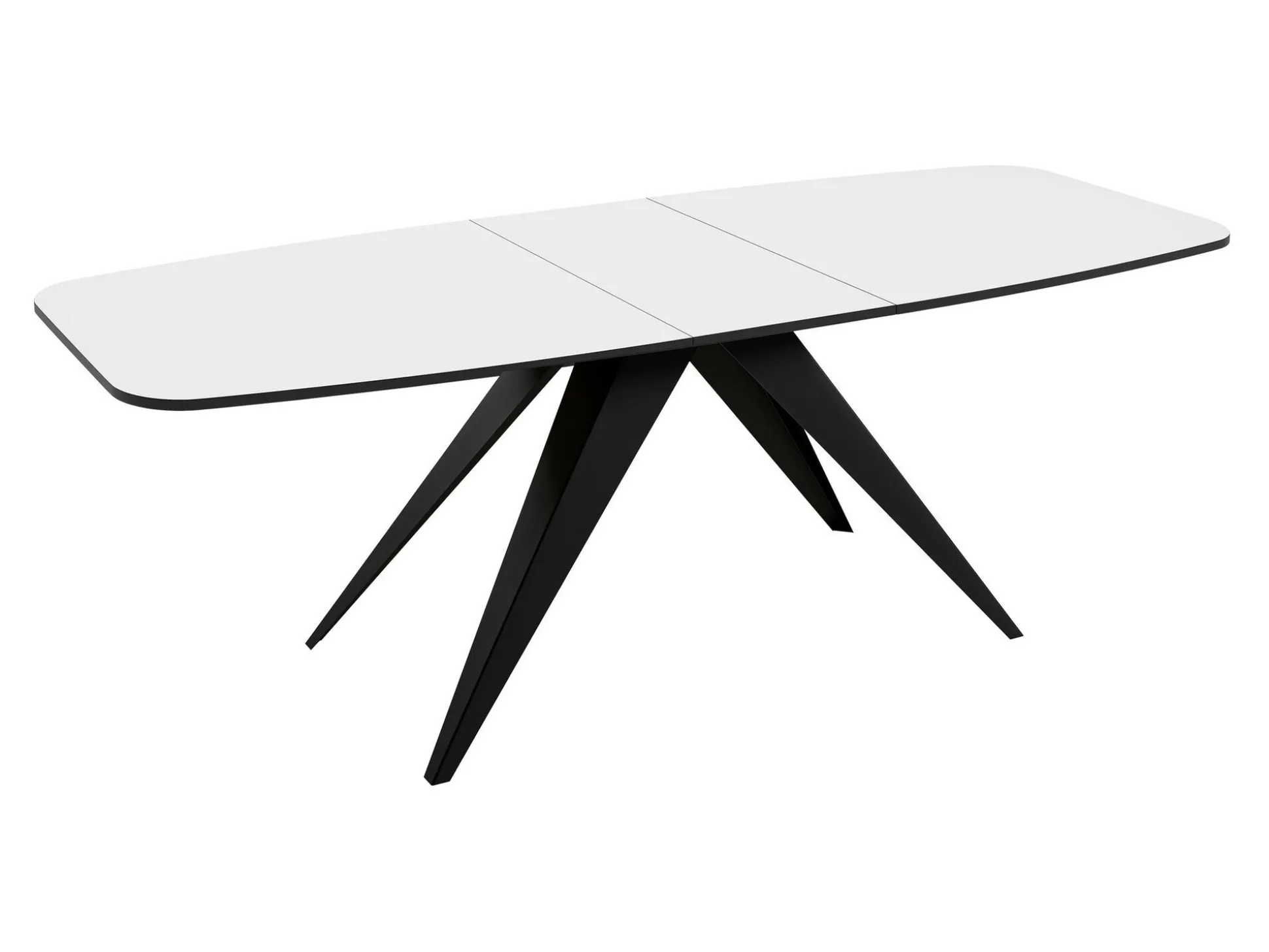 Bord Oswego 115 (Sort + Hvid)