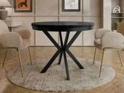 Bord Oswego 157 (Sort marmor)