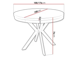 Bord Oswego 156 (Valnød)