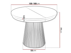 Bord Stanton 151 (Hvid)