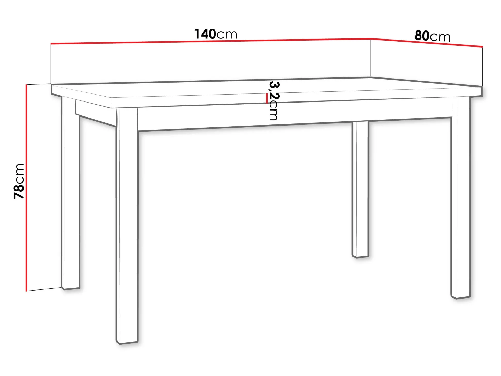 Bord Victorville 377 (Artisan eg + Hvid)