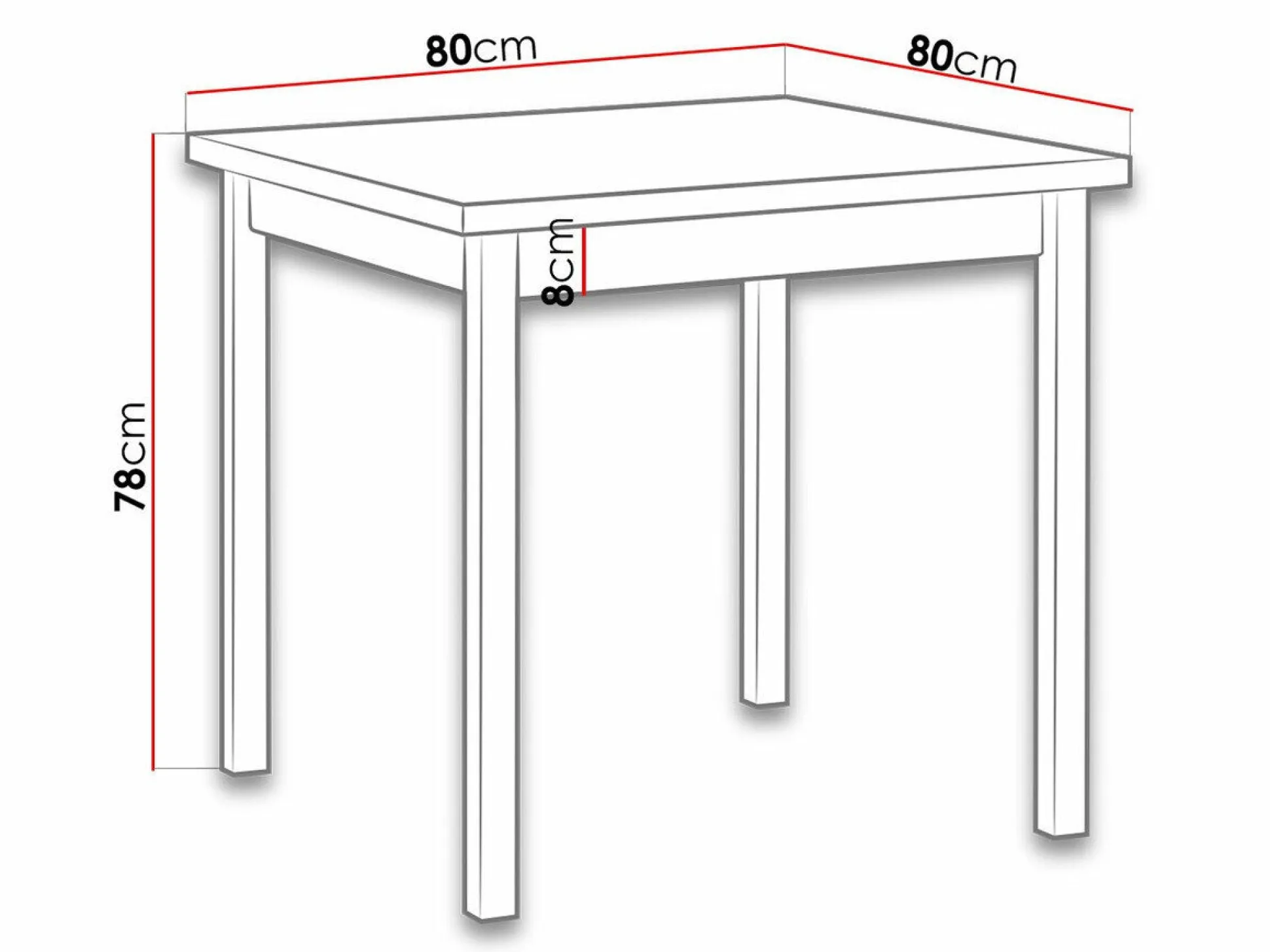Bord Victorville 110 (Hvid)