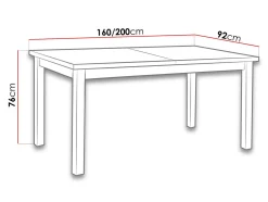 Bord Victorville 106 (Hvid)