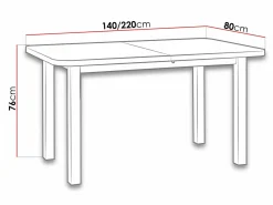 Bord Victorville 123 (Hvid)