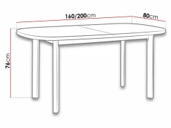 Bord Victorville 182 (Hvid)