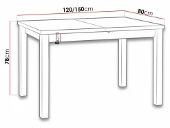 Bord Victorville 120 (Nød)