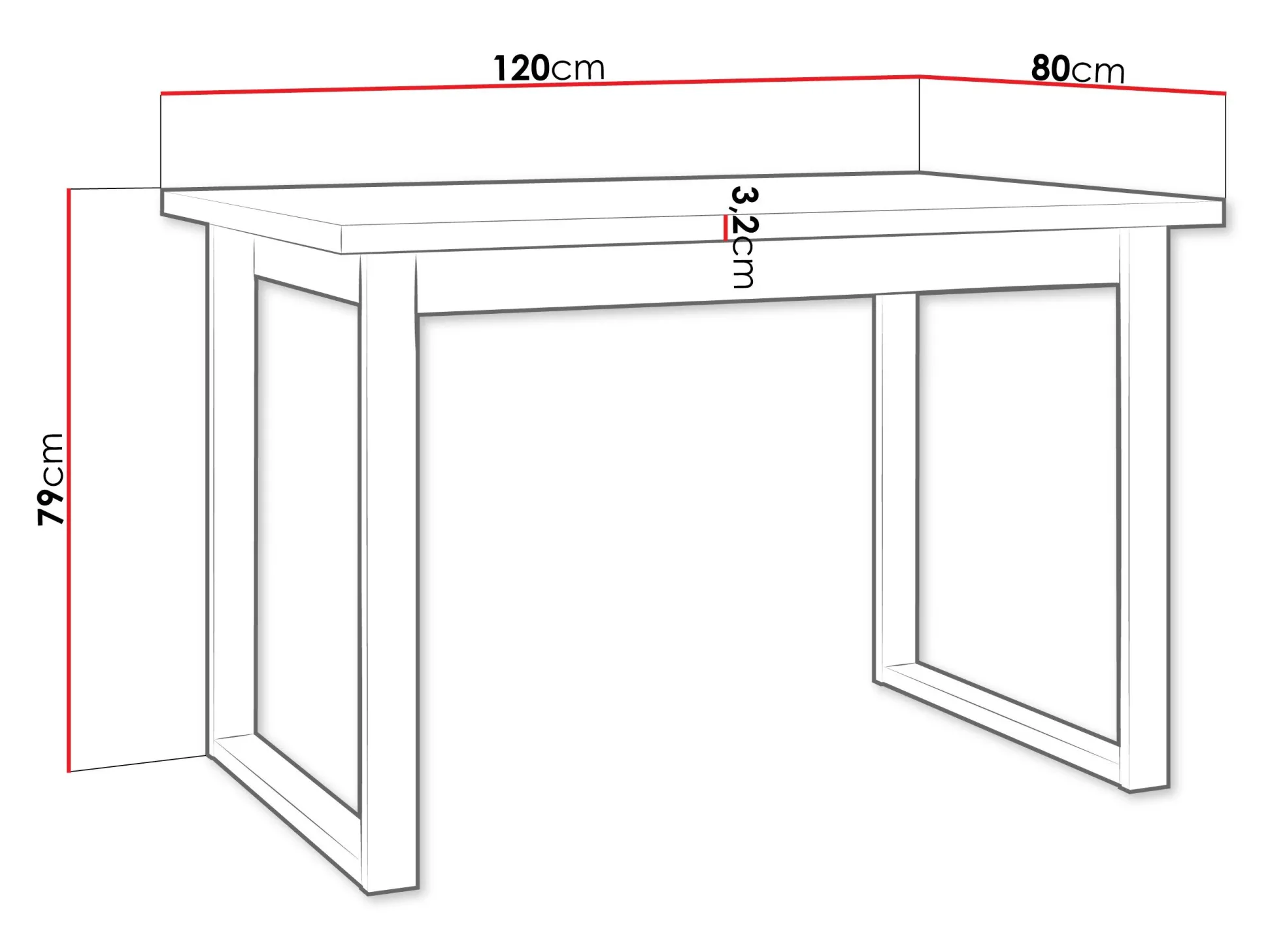 Bord Victorville 378 (Wotan eg + Sort)