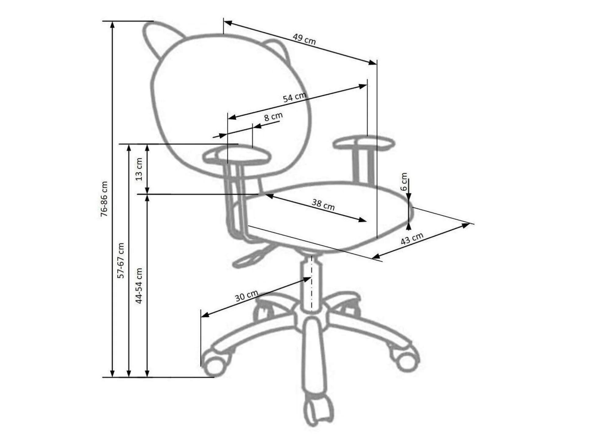 Børnestol Houston 103