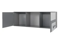 Børneværelsessæt Aviseve 107 (Antracit + Hvid)