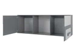 Børneværelsessæt Aviseve 108 (Antracit + Hvid)