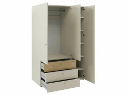 Børneværelsessæt Domcali 116 (Grå + Egetræ)