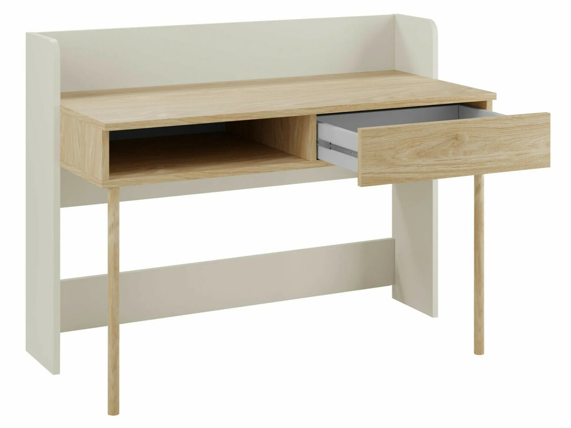 Børneværelsessæt Domcali 116 (Grå + Egetræ)