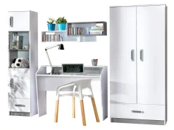 Børneværelsessæt Lorlare 100 (Hvid + Grå)