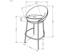 Counterstol Houston 1515 (Beige)