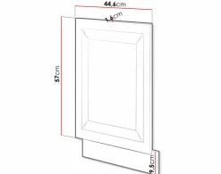 Dør til opvaskemaskine Retro Grey 144