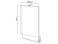 Dør til opvaskemaskine Wood Grey 106