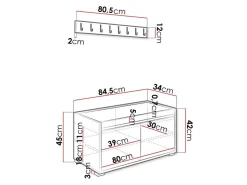 Entrésæt Comfivo Pinus IV (Hvid + Manila 35)