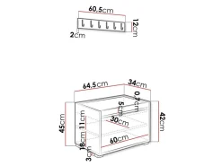 Entrésæt Comfivo Pinus V (Hvid + Soft 011)