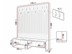 Entrésæt Donio V (Artisan eg + Manila 02)