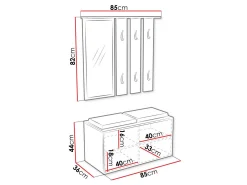 Entrésæt Ferrus (Hvid)