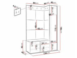 Entrésæt Hartford 377 (Sort)