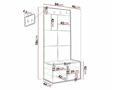 Entrésæt Hartford 383 (Sort)