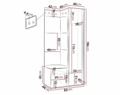 Entrésæt Hartford 381 (Sort)
