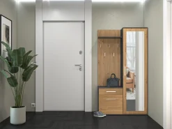 Entrésæt Mandeville 126 (Artisan eg + Antracit)