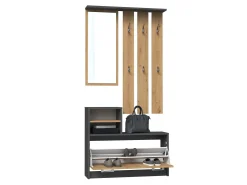 Entrésæt Mandeville 144 (Artisan eg + Antracit)